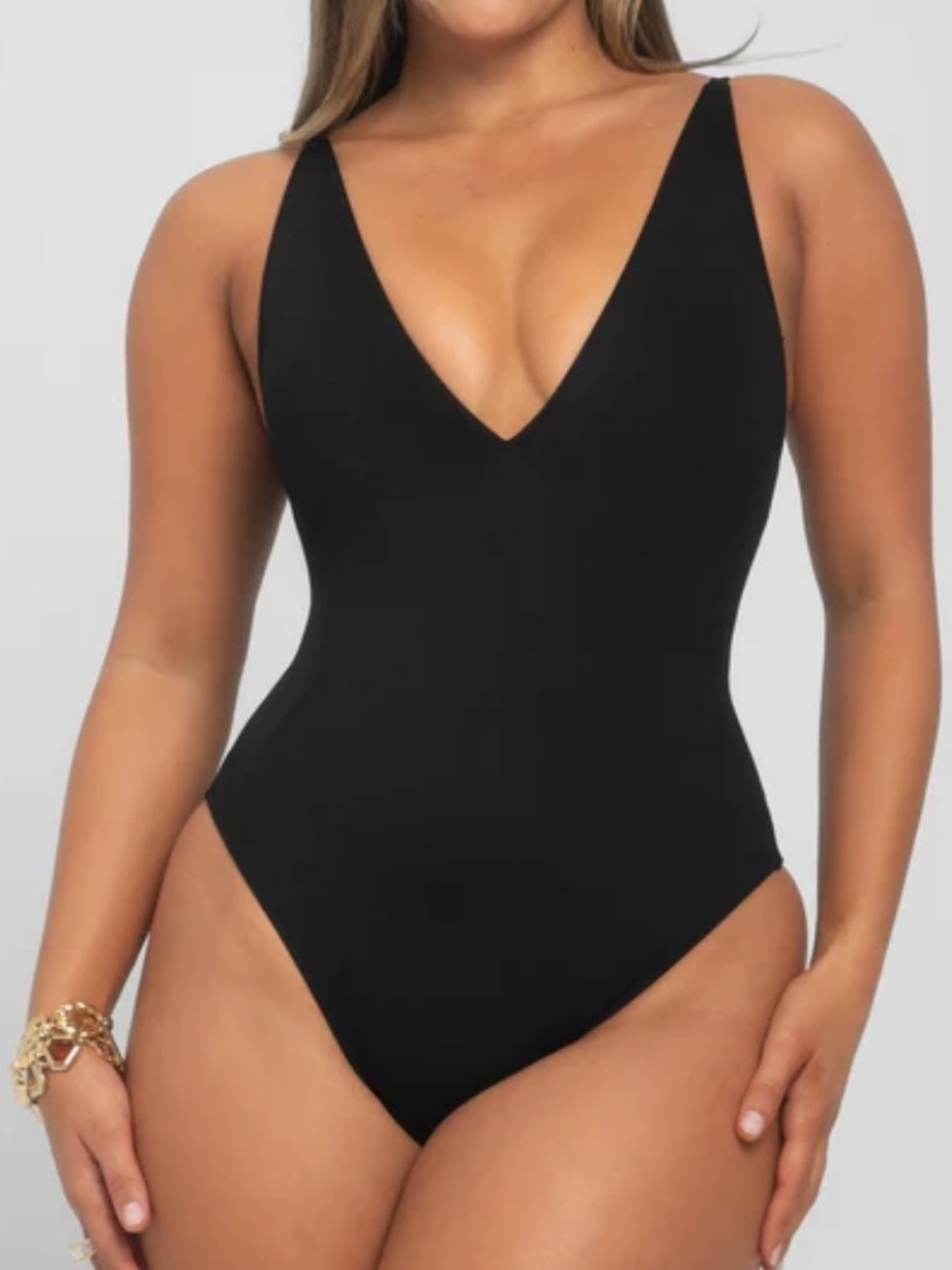 TA3 Plungey One Piece Swimsuit Size L